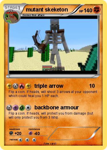 Pokemon mutant skeketon