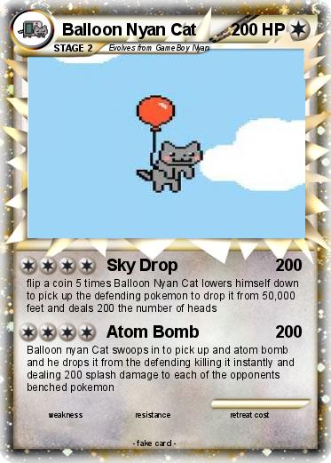 Pokemon Balloon Nyan Cat