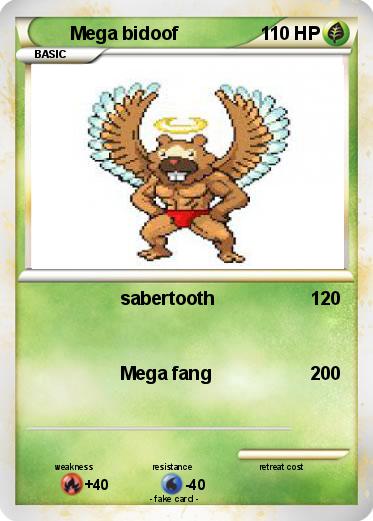 Pokemon Mega bidoof
