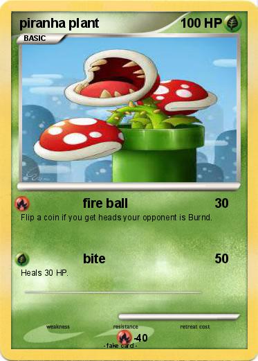 Pokemon piranha plant