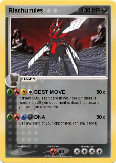 Pokemon Riachu rules