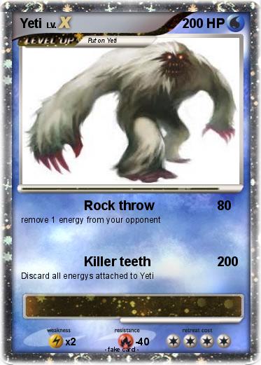 Pokemon Yeti