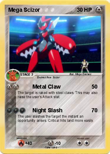 Pokemon Mega Scizor