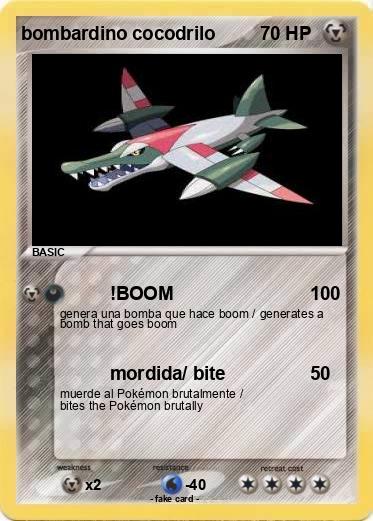 Pokemon bombardino cocodrilo