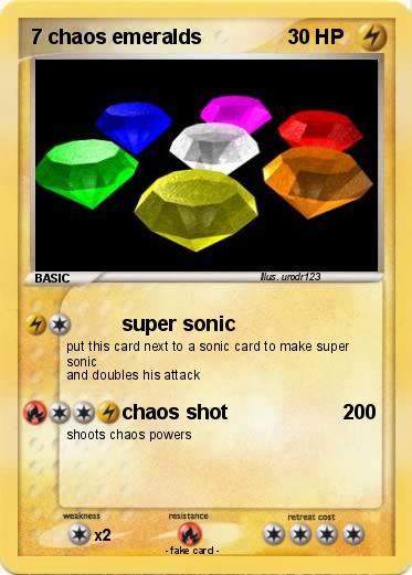 Pokemon 7 chaos emeralds