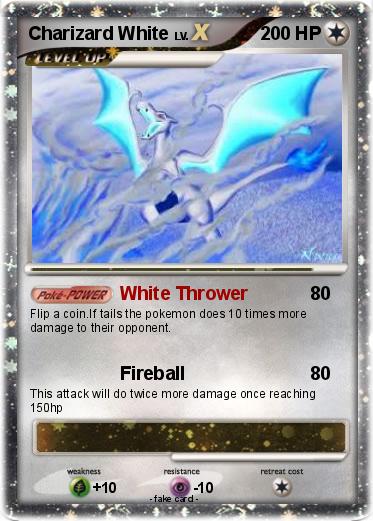 Pokemon Charizard White