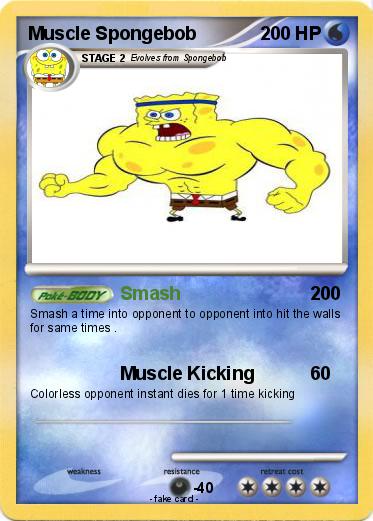 Pokemon Muscle Spongebob