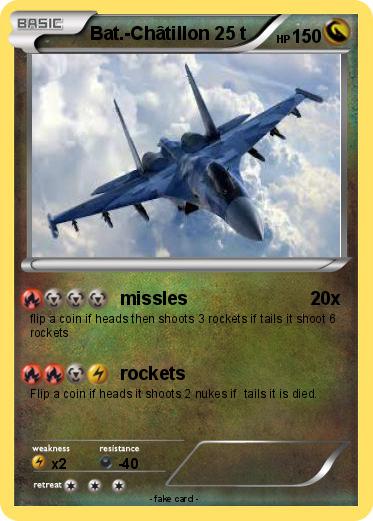 Pokemon Bat.-Châtillon 25 t