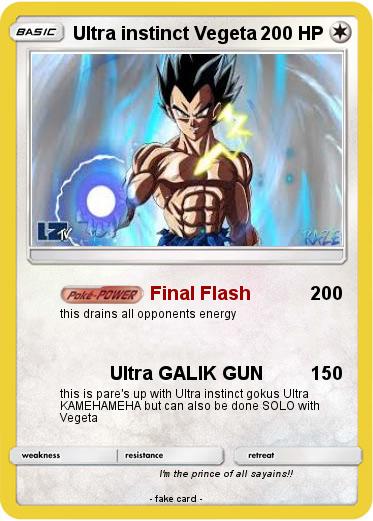 Pokemon Ultra instinct Vegeta