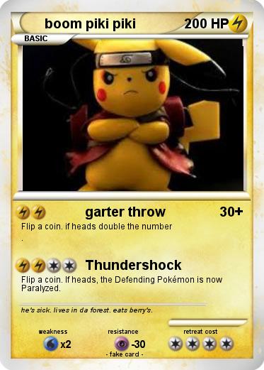 Pokemon boom piki piki