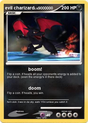 Pokemon evil charizard