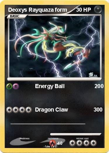 Pokemon Deoxys Rayquaza form