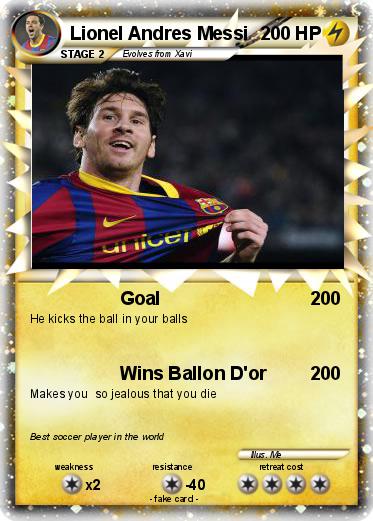 Pokemon Lionel Andres Messi