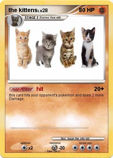 Pokemon the kittens
