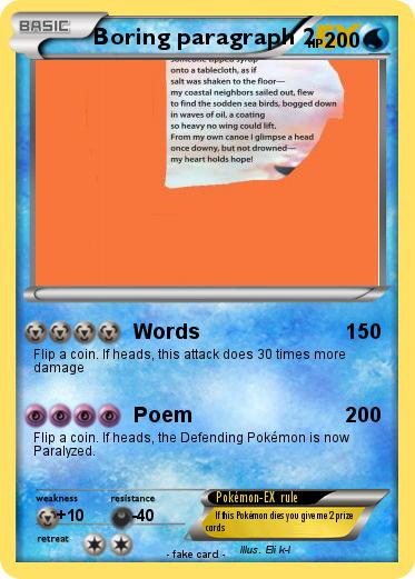 Pokemon Boring paragraph 2