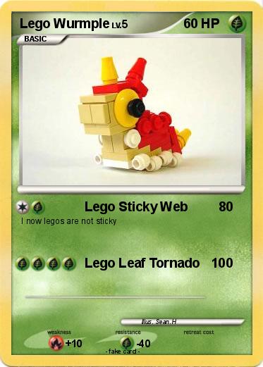 Pokemon Lego Wurmple