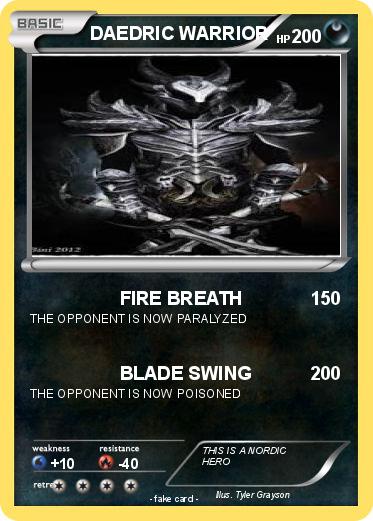 Pokemon DAEDRIC WARRIOR