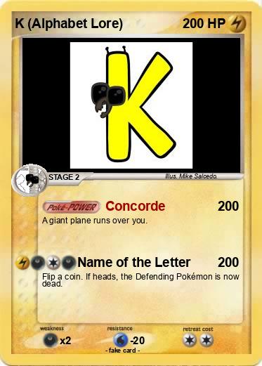 Pokemon K (Alphabet Lore)