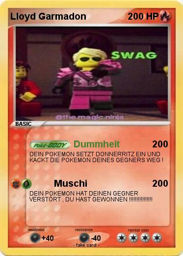 Pokemon Lloyd Garmadon
