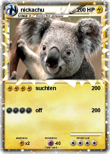 Pokemon nickachu