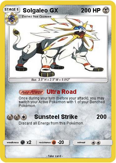 Pokemon Solgaleo GX