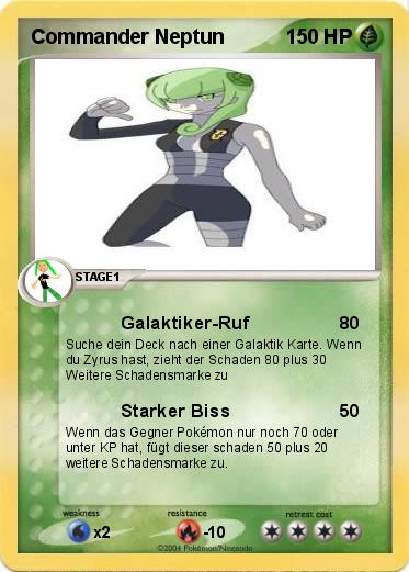 Pokemon Commander Neptun