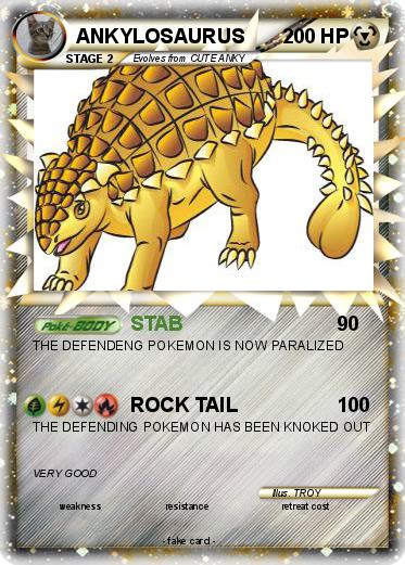 Pokemon ANKYLOSAURUS