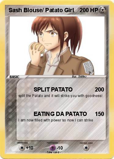 Pokemon Sash Blouse/ Patato Girl