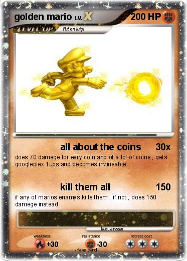 Pokemon golden mario