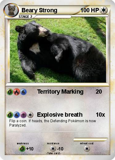 Pokemon Beary Strong