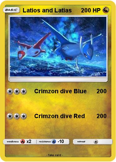 Pokemon Latios and Latias