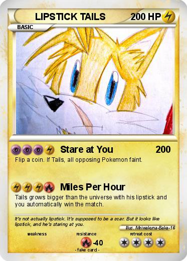 Pokemon LIPSTICK TAILS
