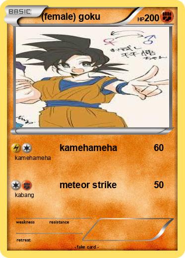 Pokemon (female) goku