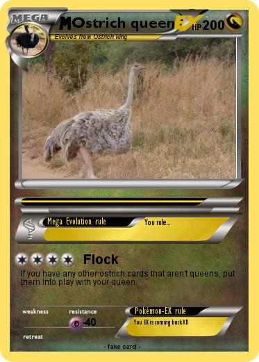 Pokemon Ostrich queen