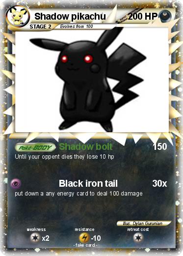 Pokemon Shadow pikachu
