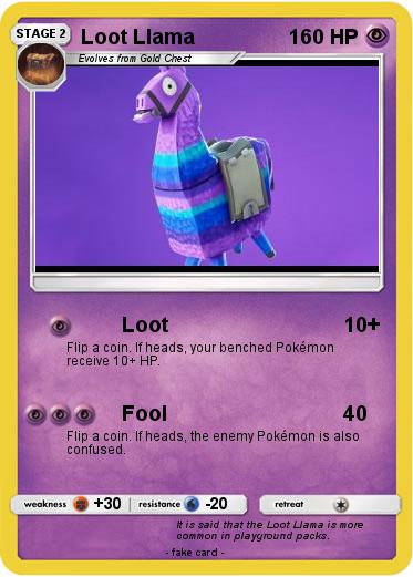 Pokemon Loot Llama