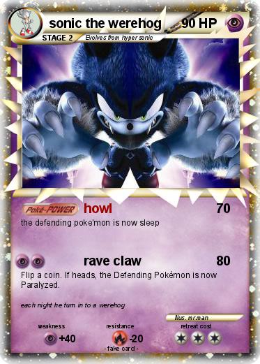 Pokemon sonic the werehog