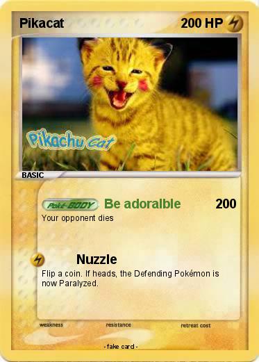 Pokemon Pikacat