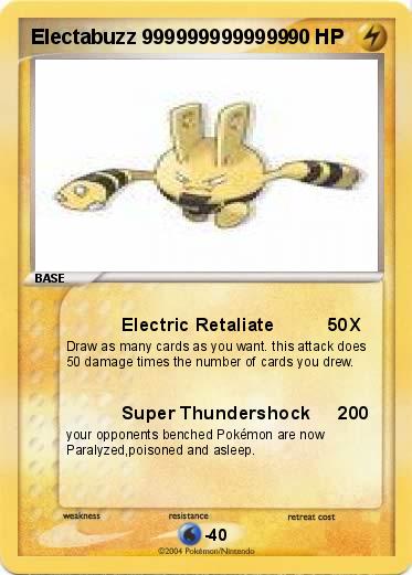 Pokemon Electabuzz 9999999999999