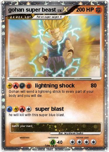 Pokemon gohan super beast
