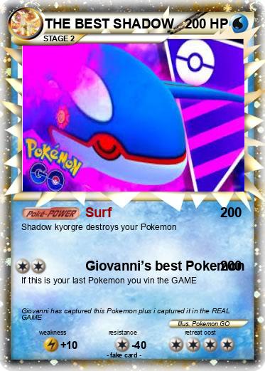 Pokemon THE BEST SHADOW