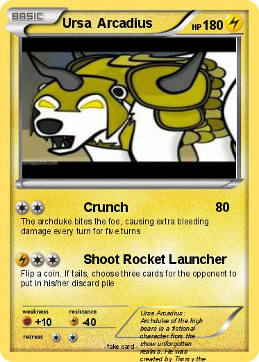 Pokemon Ursa  Arcadius