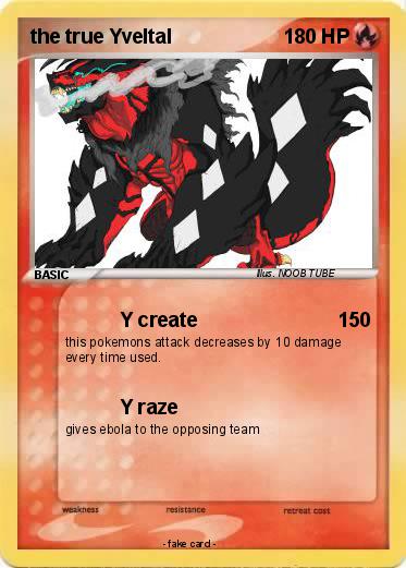 Pokemon the true Yveltal