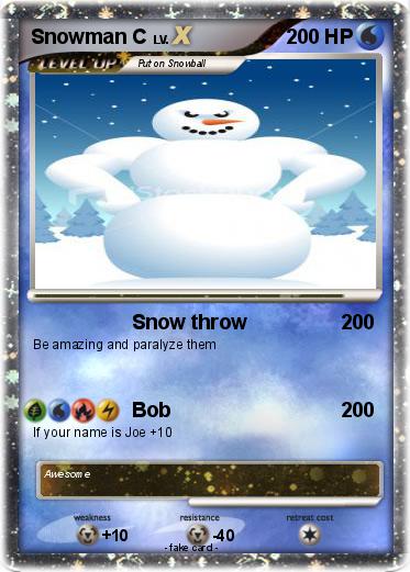 Pokemon Snowman C