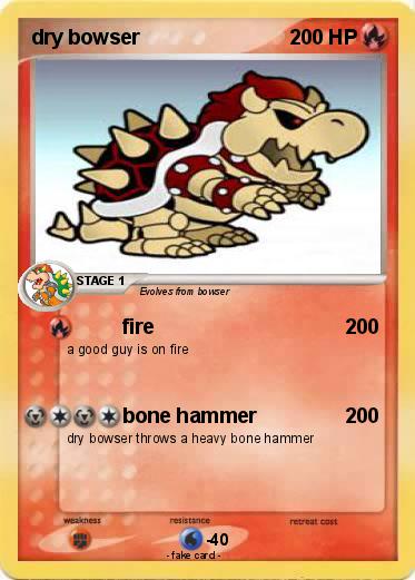 Pokemon dry bowser