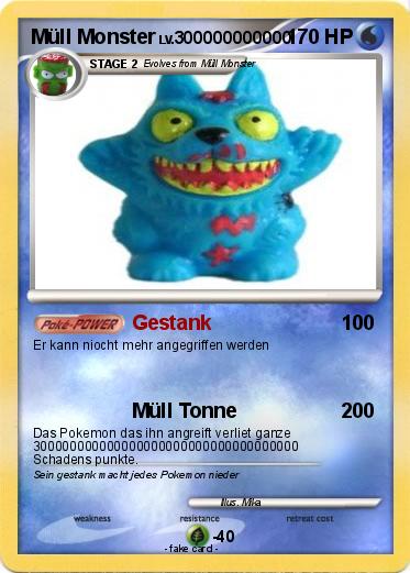 Pokemon Müll Monster