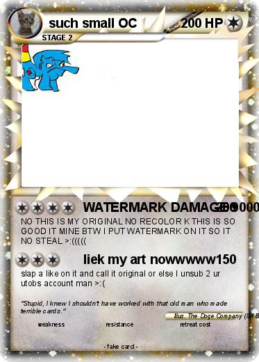 Pokemon such small OC