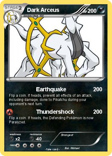 Pokemon Dark Arceus