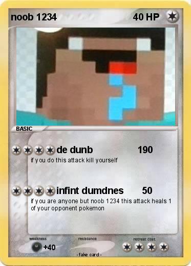 Pokemon noob 1234