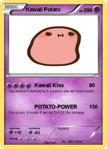 Pokemon Kawaii Potato